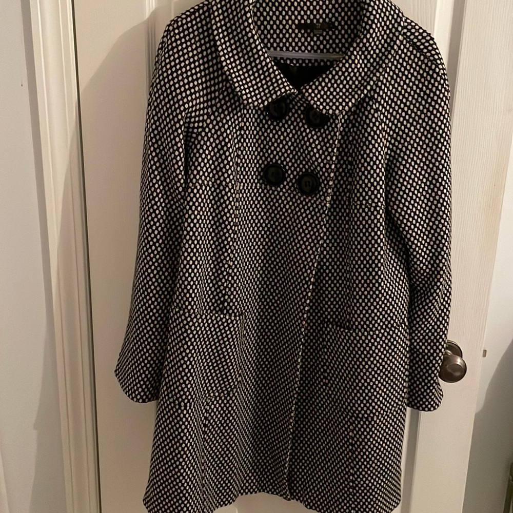 Black and white jacket